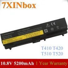 7XINbox 42T4235 42T4731 Battery For Lenovo ThinkPad E40 E50 L410 L412 L420 L421 L510 L512 L520 SL410 SL510 2842 2847 2874 2875