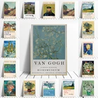 Художественная коллекция Ван Гога, принты, голландский пейзаж, Постер с миндальным цветком, Ретро принты с импрессионизмом, декор для гостиной