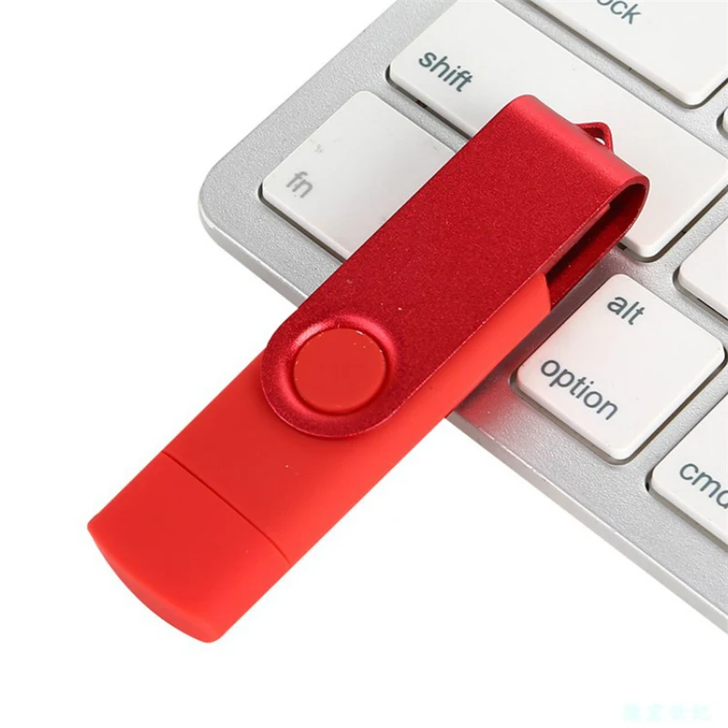 Изготовленный На Заказ Логотип Двойной Применение Android OTG USB флеш накопитель