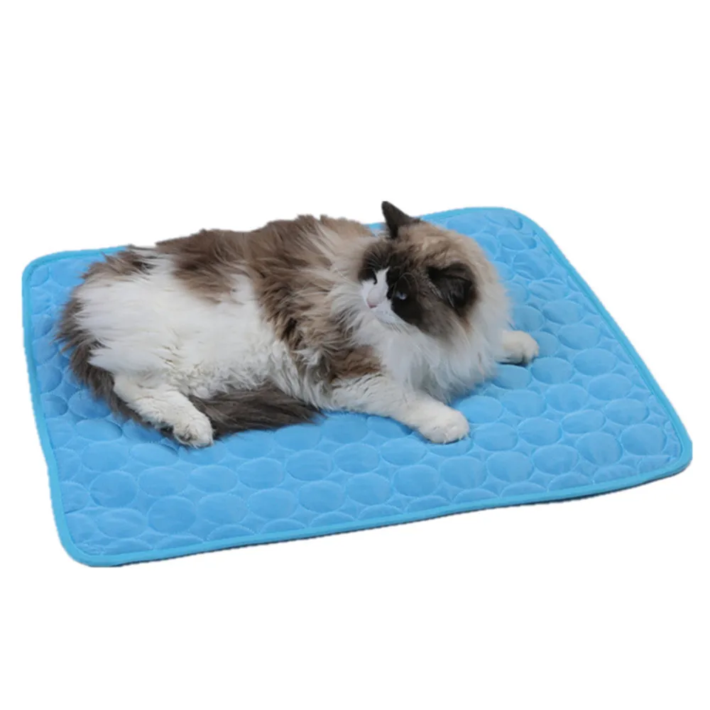Одеяло летние охлаждающие коврики для домашних животных собак кошачья кровать