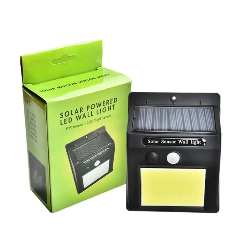 Водонепроницаемый индукционный Солнечный настенный светильник 48 Светодиодный