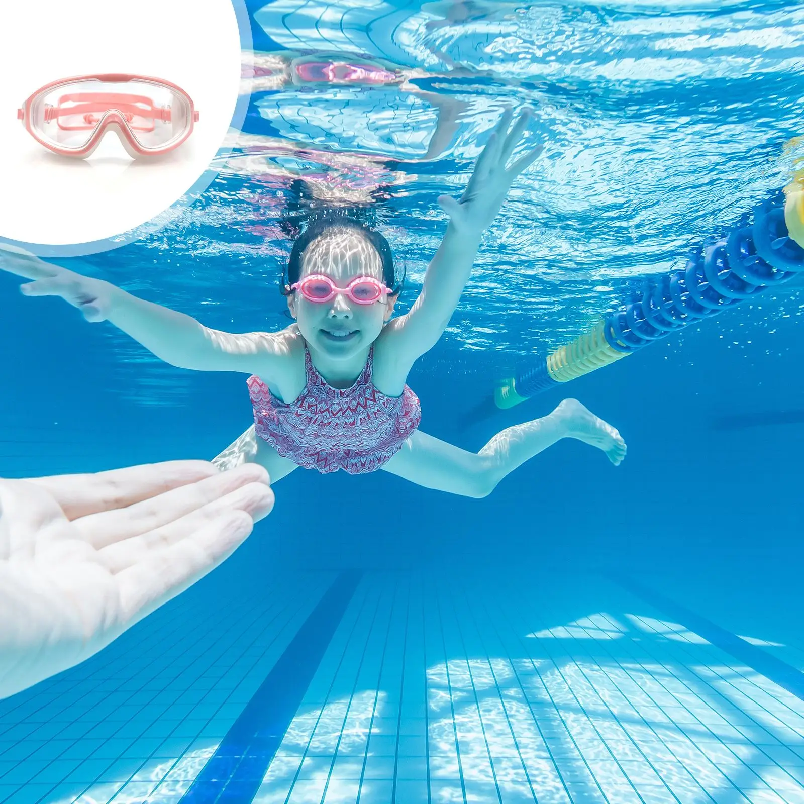 

Professional Swimming Goggles Swimming Glasses With Earplugs Nose Clip Electroplate Waterproof Silicone Adluts
