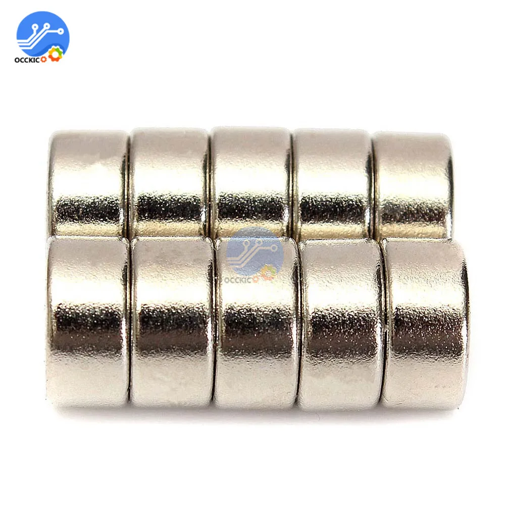 Новый мощный Круглый цилиндрический редкоземельный магнит 10 шт. 10х5 мм