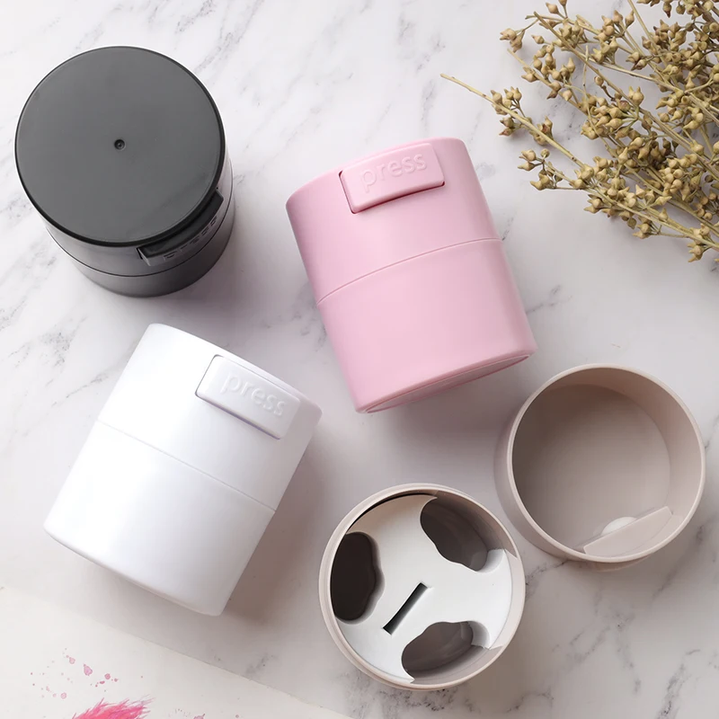 New 4Colors Matte Eyelash Glue Storage Tank Holder Container Adhesive Stand Activated Carbon Sealed Jar Cosmetic Accessories | Красота и