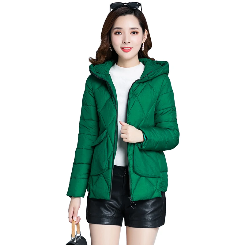 

Cotton dress women winter short 2020 new thickened cotton Korean version Slim small fashion cotton padded jacket coat
