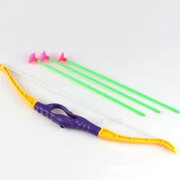 new childrens outdoor shooting toy simulation plastic bow and arrow 3pcs arrow arrow toy kids baby safety soft eva arrow