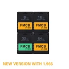 Классическая черная v1.966 Бесплатная плата памяти McBoot 8 Мб16 Мб32 Мб64 МБ для консолей PS2 FMCB Бесплатная карта McBoot для Sony PS2