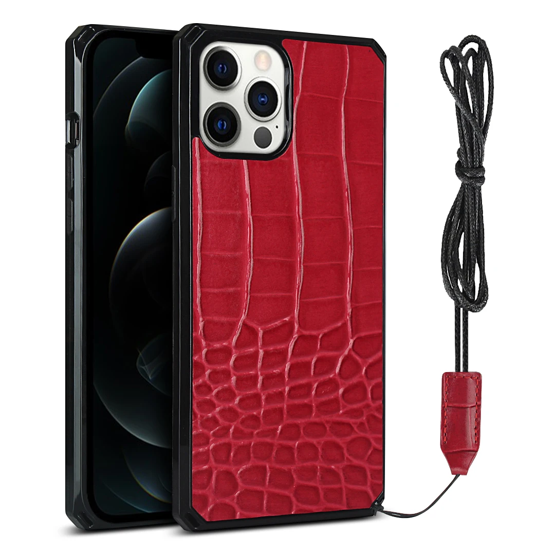 

Кожаный чехол с крокодиловым узором для iPhone 12 Mini 11 pro max SE 2020 7 8 Plus X XR XS Max, чехол, флип-чехол для телефона с ремешком