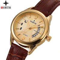 north luxury top brand women watch fashion gold waterproof wristwatch leather band quartz watches dress bracelet clock 2020