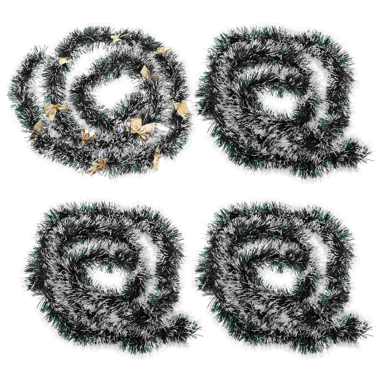

4Pcs Christmas Colored Strips Party Ornament Festival Ribbon Decoration Props