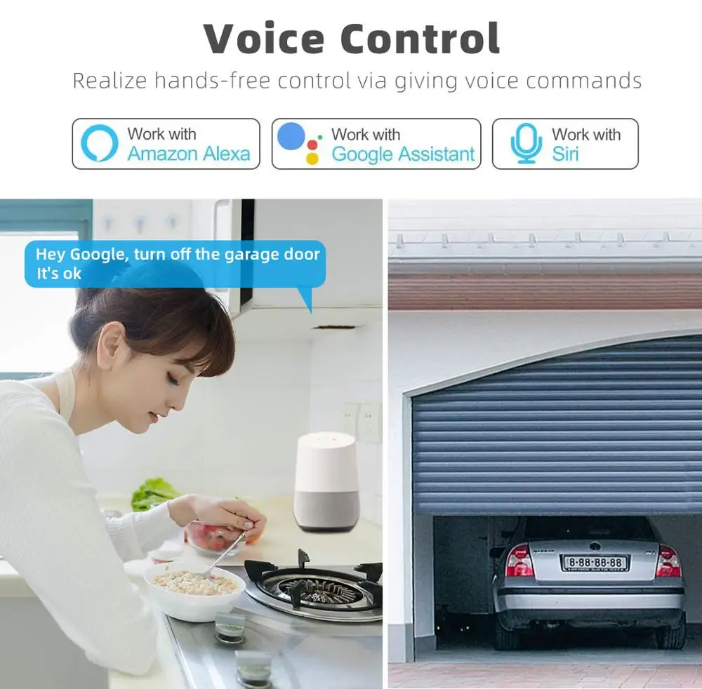 SMATRUL Tuya Smart Беспроводной переключатель Wi Fi контроллер двери гаража