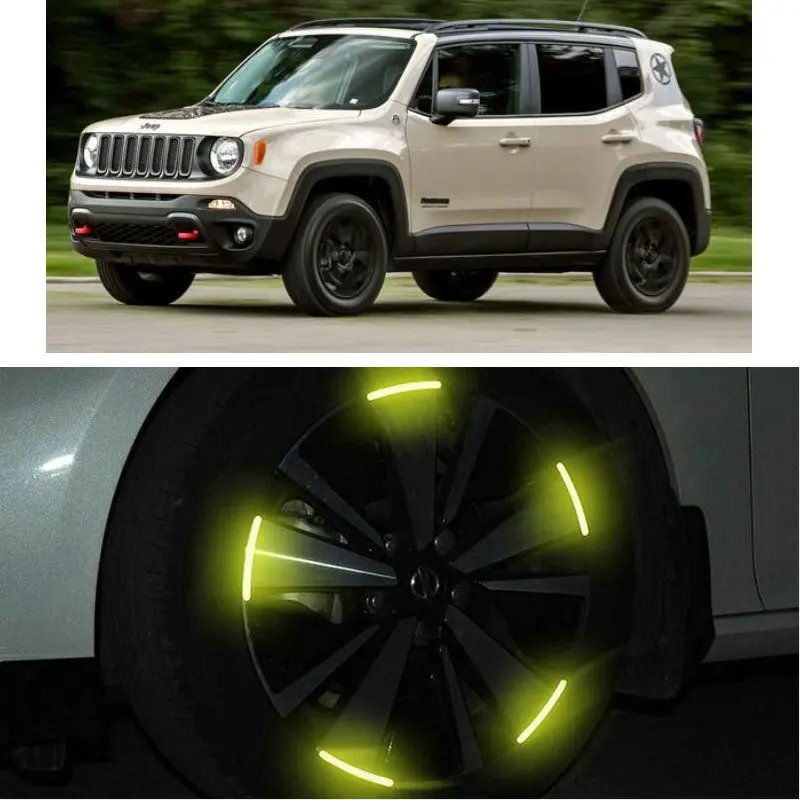 

20pc/lot Car Moto Wheel hubs sticker For jeep renegade wrangler grand cherokee Wagoneer Gladiator commander Compass LIBERTY KK