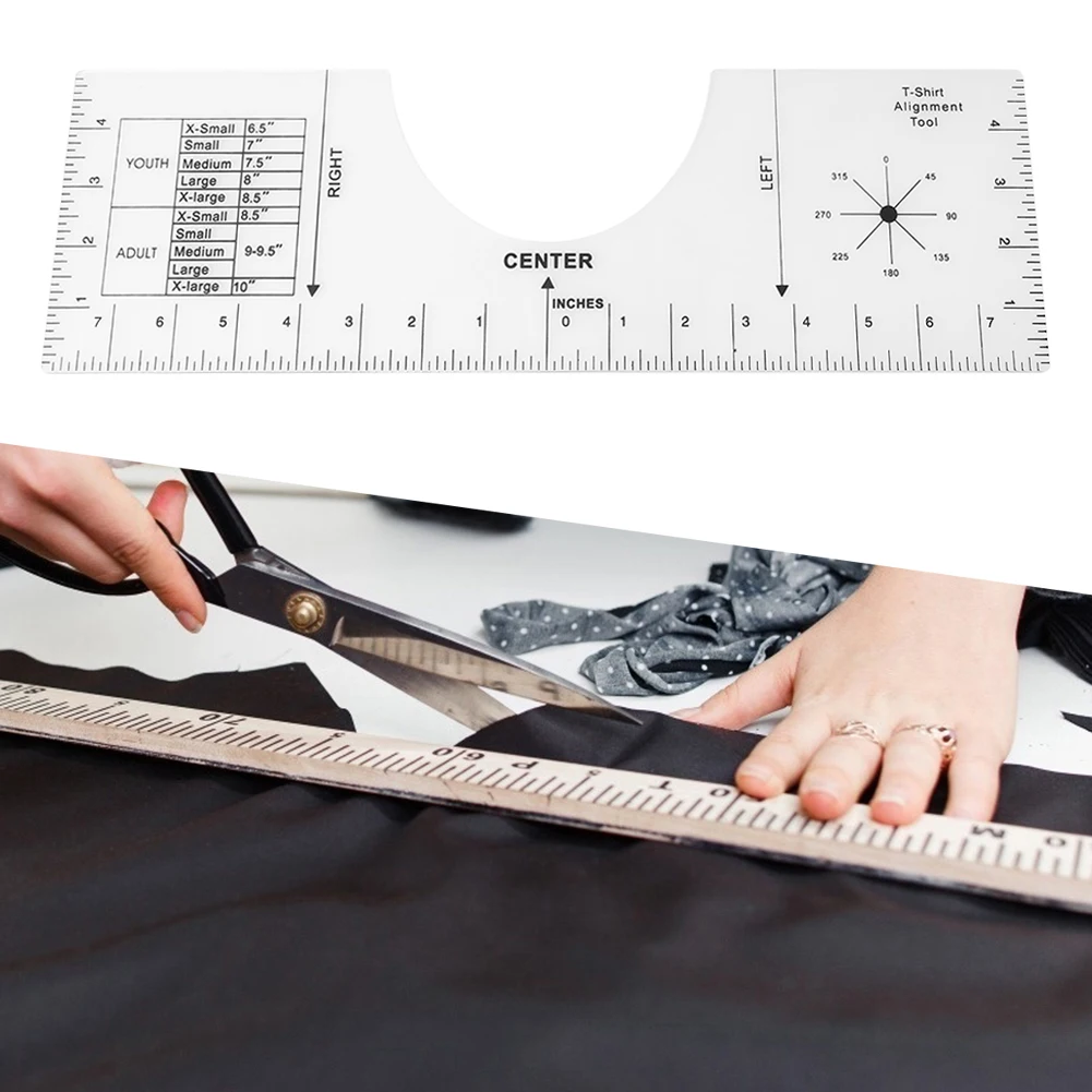 Шаблон для рукоделия инструмент шитья аксессуары акриловая линейка одежды