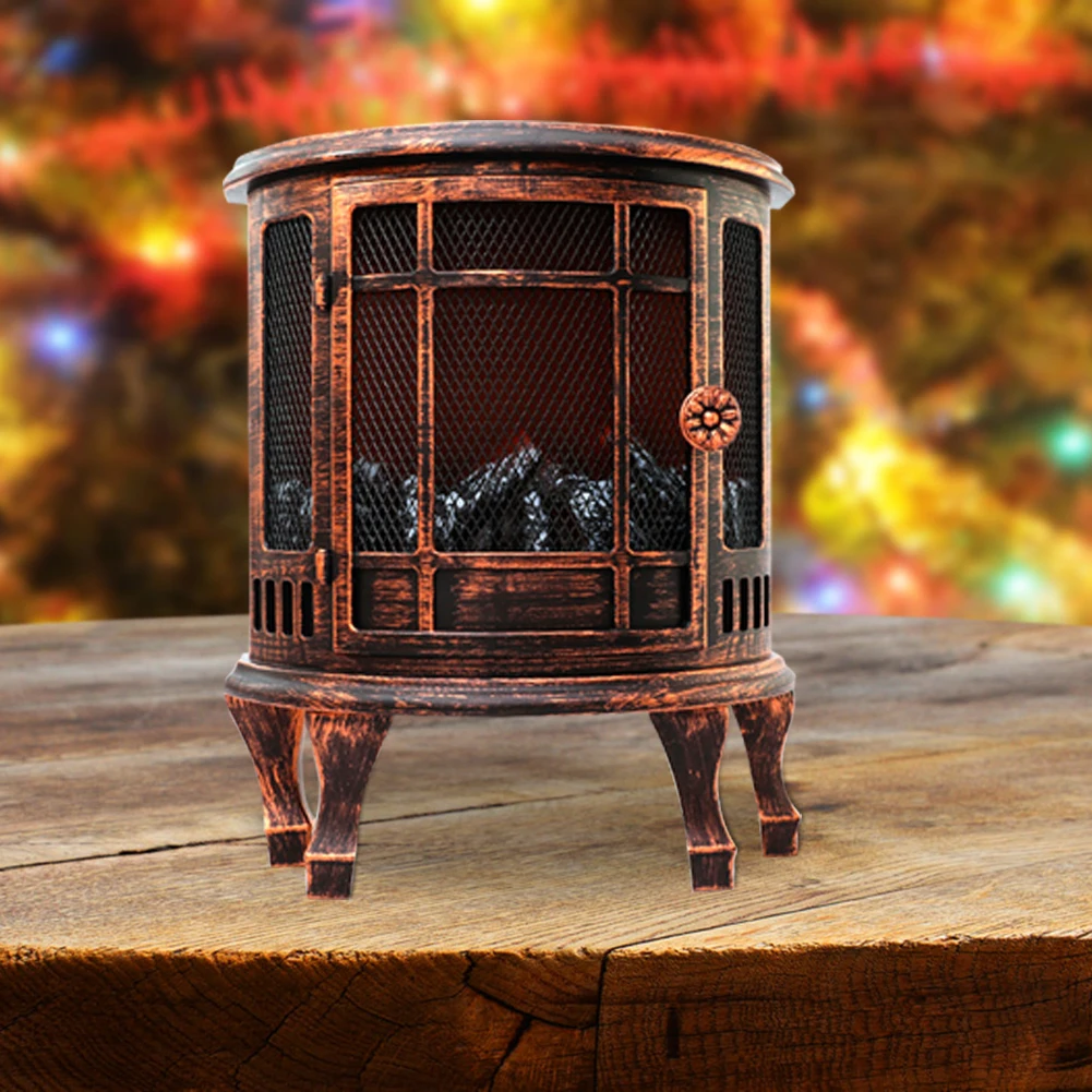 

LED Christmas Creative Night Light Fireplace Lamp Simulation Flame Warm Light Household Decorative Lamp Holiday Party Props Gift