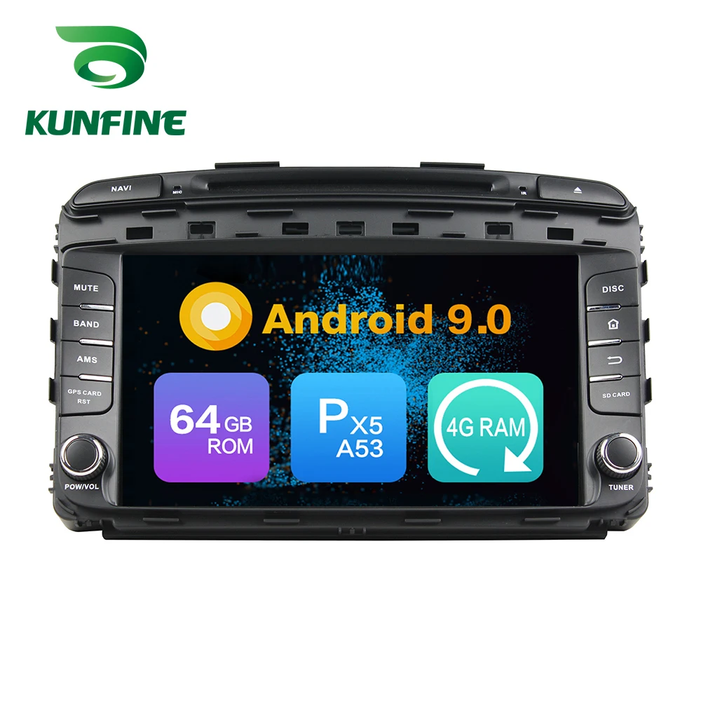 Android 9,0 Восьмиядерный 4 Гб ОЗУ 64 Гб ПЗУ автомобильный DVD gps мультимедийный плеер стерео для KIA SORENTO радио головное устройство wifi 3g