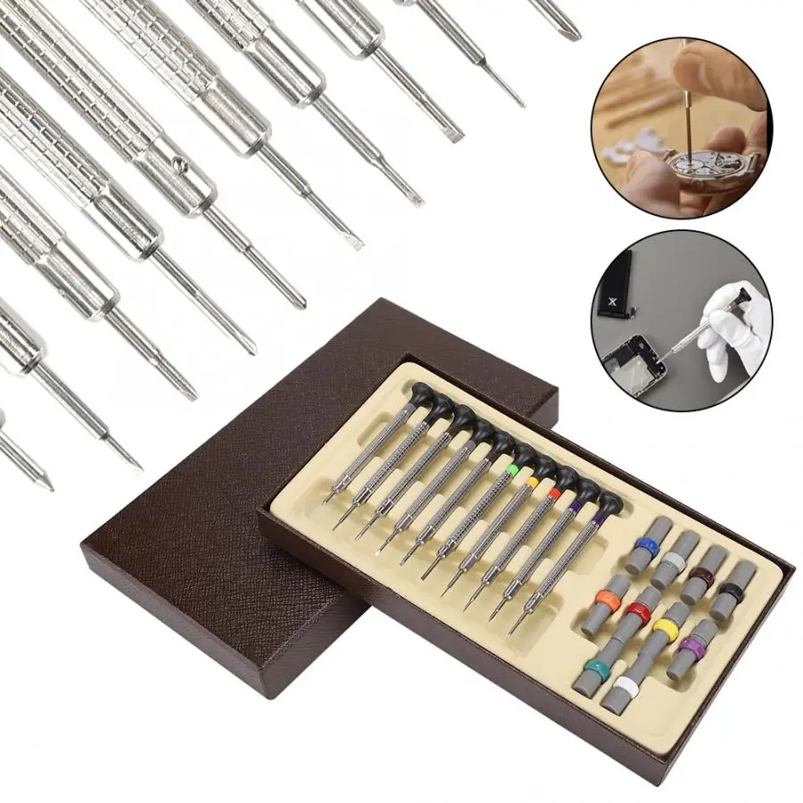 Прецизионная сталь для часов отвёртка набор из 10 шт./компл. многоразмерный