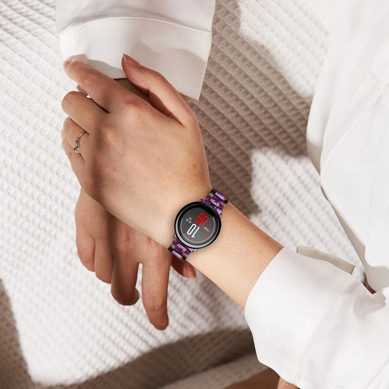 

22mm Strap for Huami Colorful Resin Watchband Women Men Strap for Huami Wristband Belt