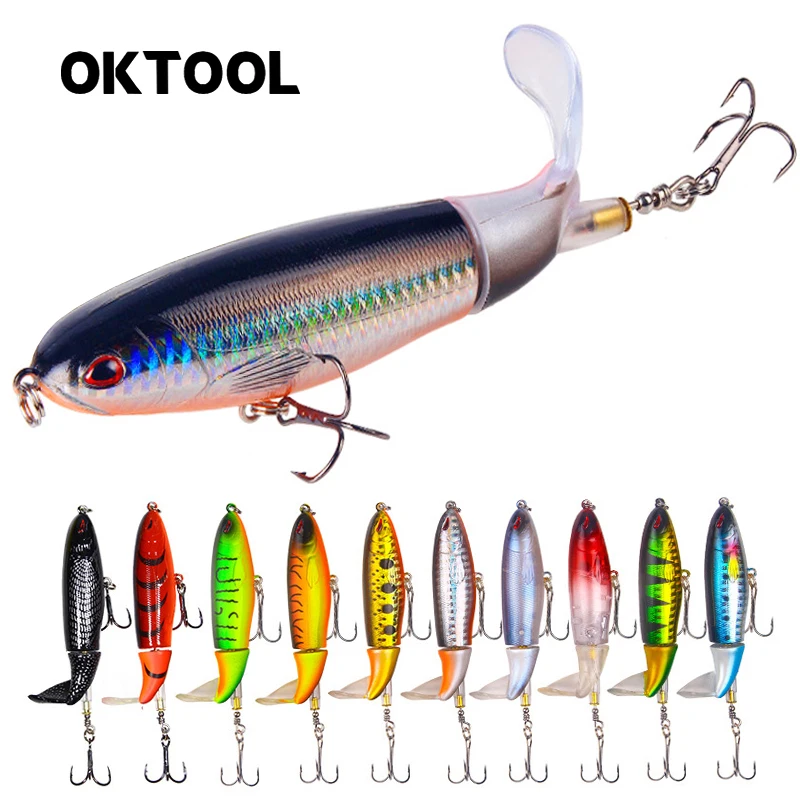 

OKTOOL 1PCS Minnow Fishing Lure 11cm 13g/15g/35g Crankbaits Fishing Lures Whopper Plopper Wobblers Pike Baits Shads Tackle New