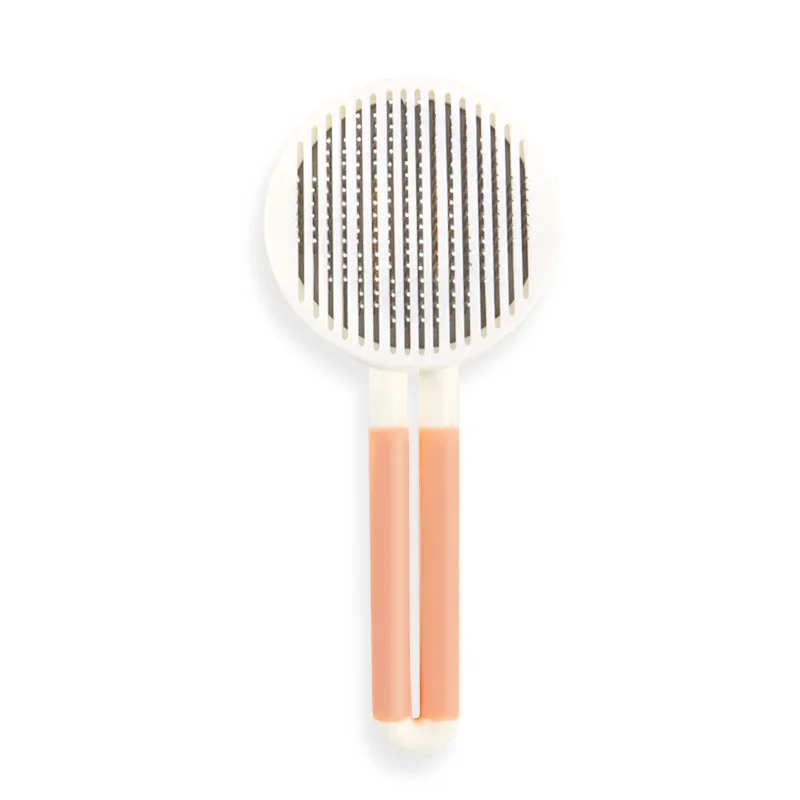 

New Simple Stainless Steel Needle Hair Removal Brush One-key Hair Removal Dog Brush Cat Dog Pet Grooming Cleaning Supplies