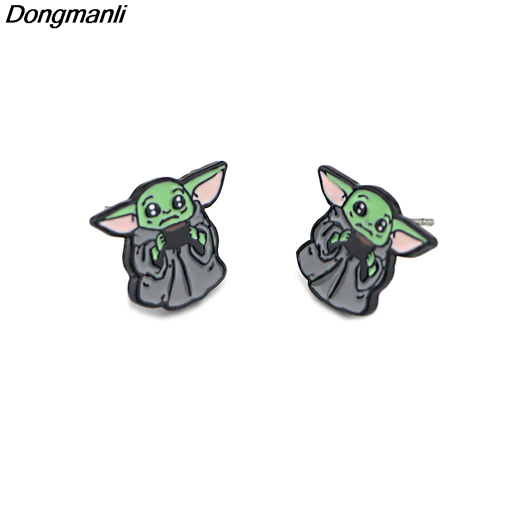 Серьги-гвоздики женские с эмалью LT198 |