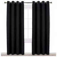 black modern blackout curtains for living room window curtains for bedroom curtains fabrics custome size drapes blinds tend