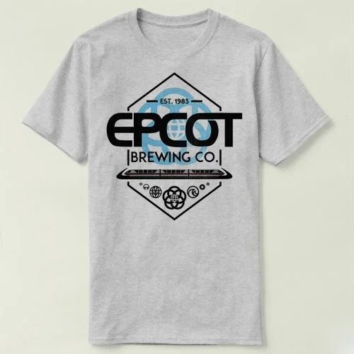 

Epcot Brewing Company DIY Tee Short Sleeve Cotton T-shirt Women and Men