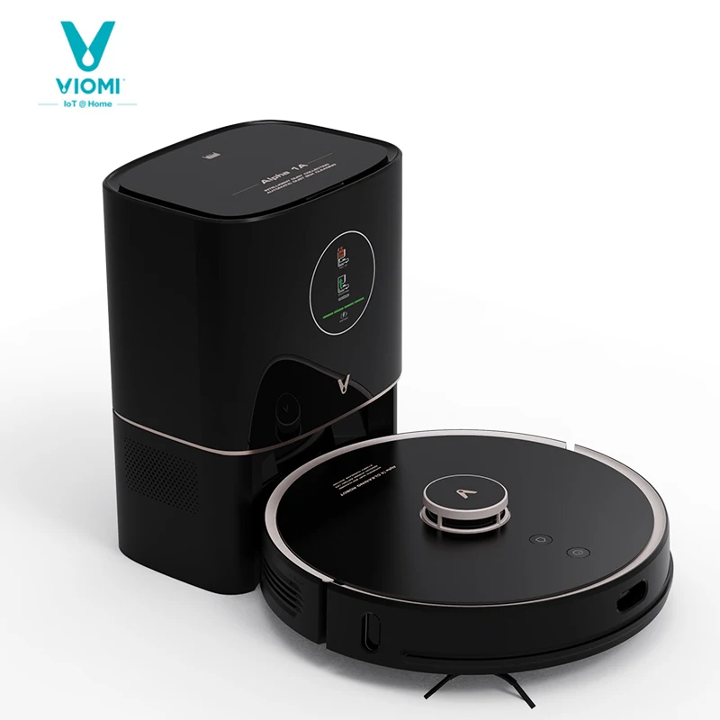 In Stock VIOMI S9 Robot Vacuum Cleaner &Automatic Suction Station 5200mAh Battery, 2700Pa Suction, 3L Dust Bag, 250ml Water tank