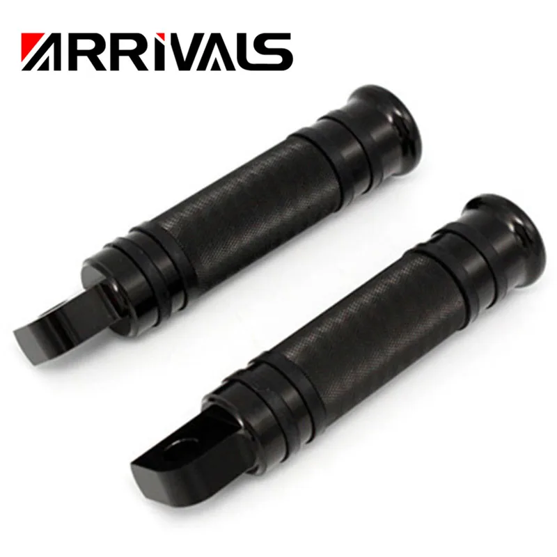 Мотоциклетные черные колышки для ног 1 пара передняя и задняя педаль Harley Touring