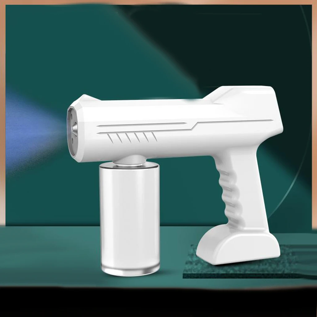 Pulverizador de luz azul Nano, desinfectante para el hogar, oficina, coche, nebulizador de desinfecci&oacute;n, blanco-3