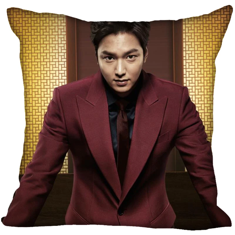 Новое поступление Lee Min ho наволочка для спальни для дома или офиса, декоративные наволочки квадратная Подушка на молнии Наволочки мягкие атласные не выцветают - Цвет: 16