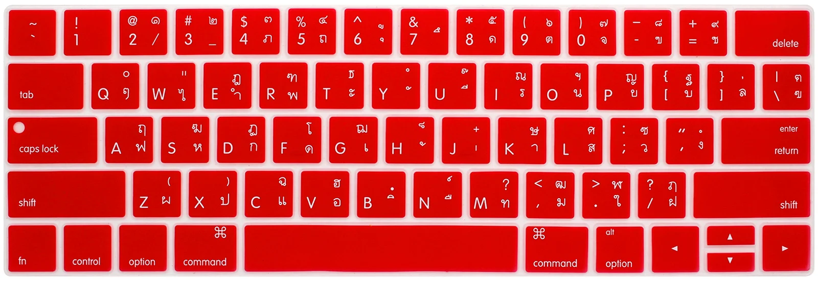 Thailan keyboard cover For macbook pro with touchbar A2159 A1707 A1707 A1989 A1990 New pro US-Enter cover Protective film
