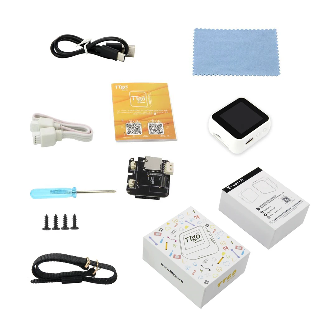 TTGO T-Watch ESP32 GPS And Lora Development Kit Programmable Wearable Environmental Interaction WiFi Bluetooth Capacitive Touch |
