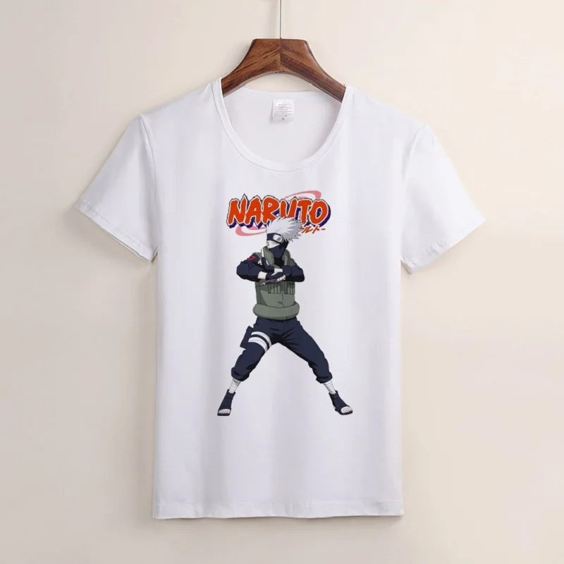Наруто Детская короткая футболка с героями из японского аниме для мужчин как у