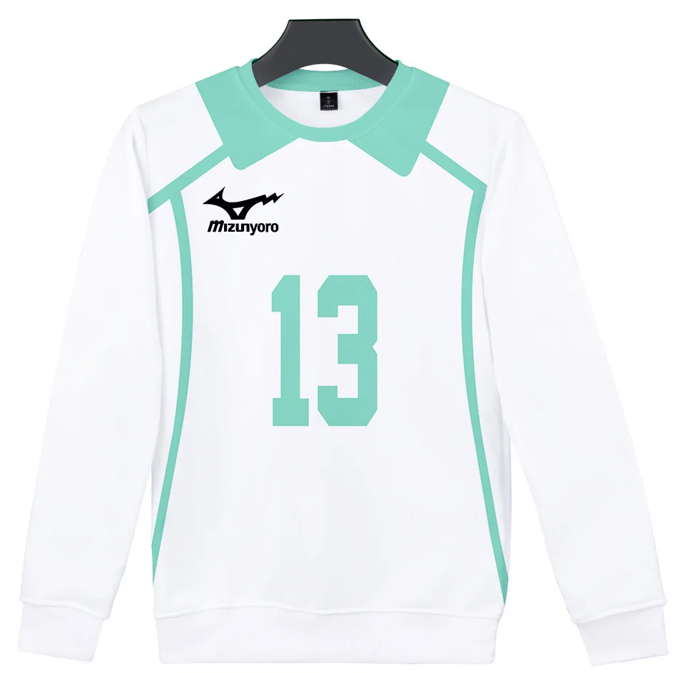 

Худи Haikyuu с круглым вырезом, толстовка из флиса, Повседневная Осенняя толстовка, 2020