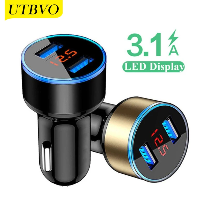 UTBVO Mini USB Автомобильное зарядное устройство для планшетов GPS 3.1A быстрое