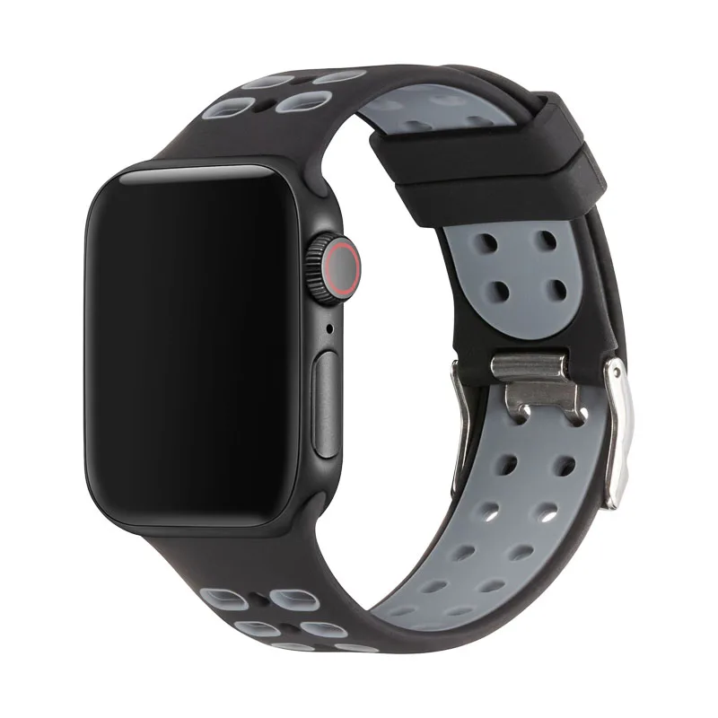 9 Совместимость наручных часов Apple Watch 38 мм 42 мм Замена наручных часов Iwatch, полос 40 мм 44 силиконовый ремешок для наручных часов Apple Watch браслет 5/4/3/2/1 81005 - Цвет ремешка: 9
