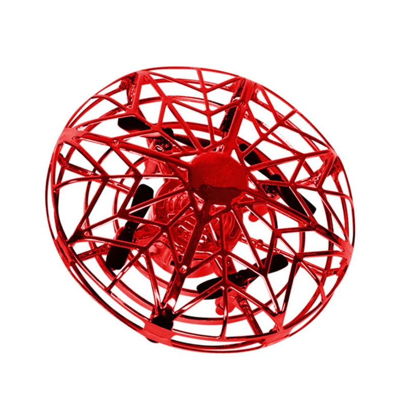 Мини Дрон НЛО с ручным жестом Радиоуправляемый вертолет Квадрокоптер