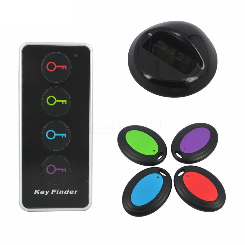 Wireless Key Finder 4 in 1 Advanced Remote Locator Phone Wallet Anti-Lost Tracker with LED Torch function receivers dock | Электроника