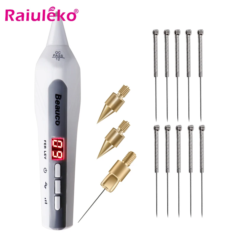 Лазерная плазменная ручка 9 уровней для удаления Кротов темных точек ухода за