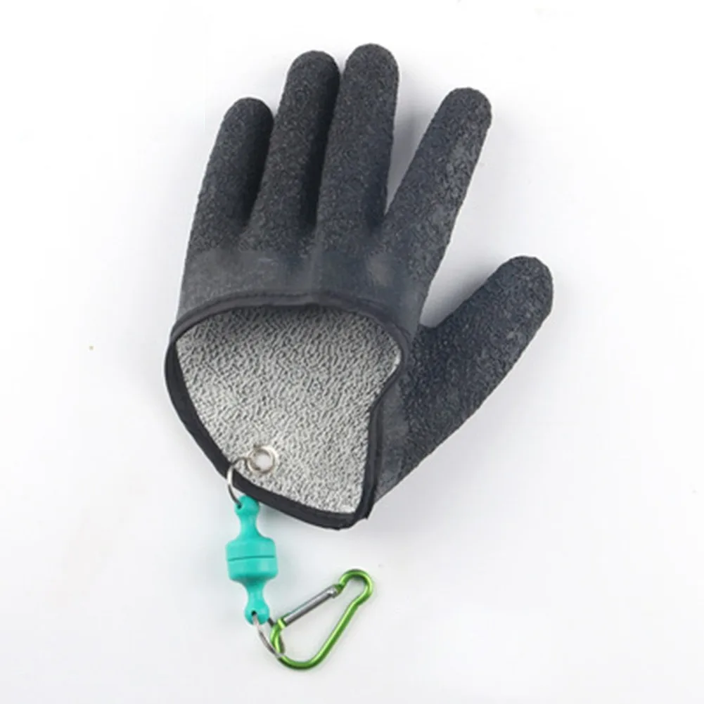

Professional Fish Grabber Glove With Magnetic Release Buckle Fishing Catch Glove Non-slip Anti-fishing Waterproof For Hunting