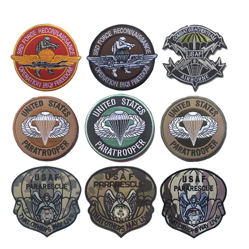 USAF десантные военно воздушные силы США тактические патч Pararescue повязки для