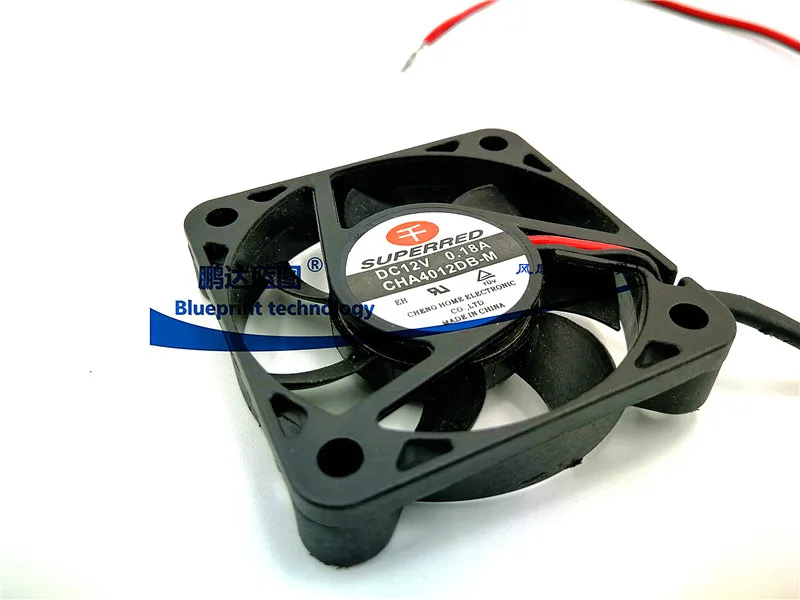 Тысяч красный 5010 5 см 12V0.18A большой объем воздуха 50*50*10 мм зарядное устройство