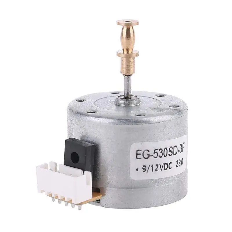 Электродвигатель для проигрывателя записей EG530SD 3F DC 5 12 В 3 скоростной 33/45/78 об/мин