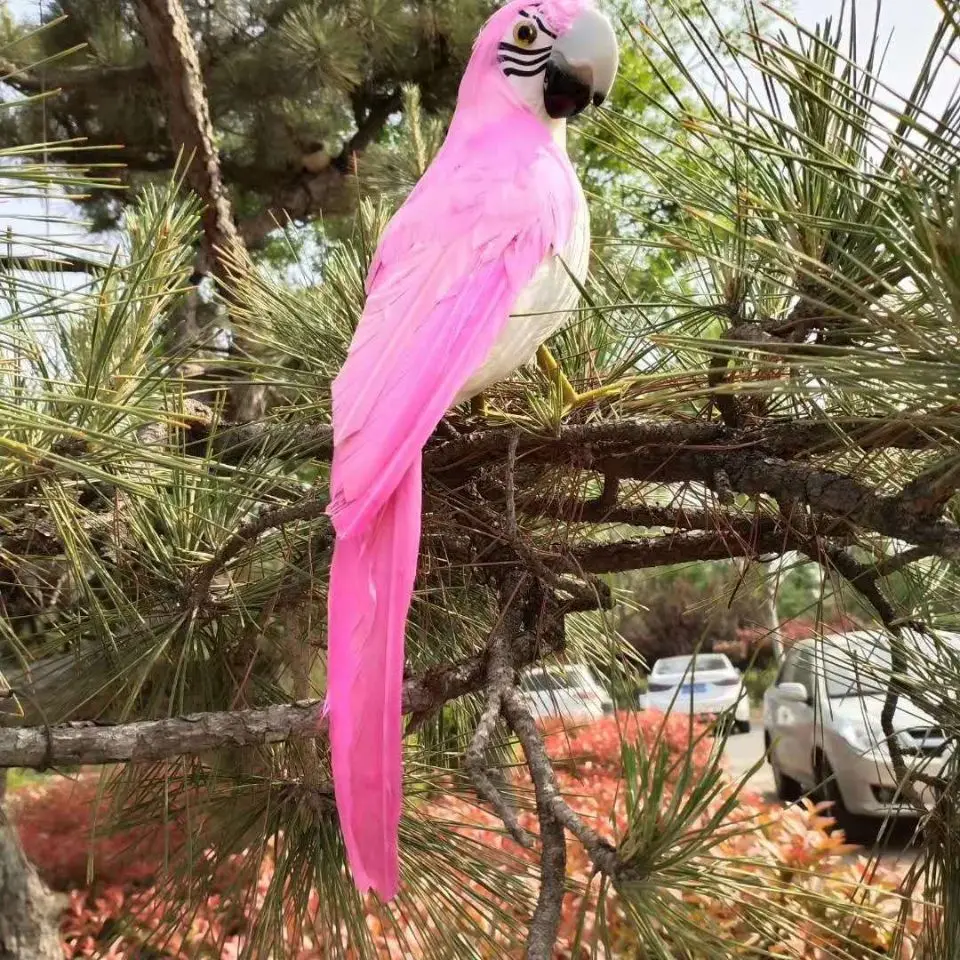 

Симпатичная модель розового попугая, пенопластовый и пуховой попугай, фотоподарок, около 32 см, 3004