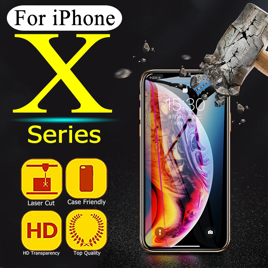 Защитное стекло iphonexs для apple iPhone x xr xs max защита экрана ifhone 10 r s Закаленное iphione 10r 10s