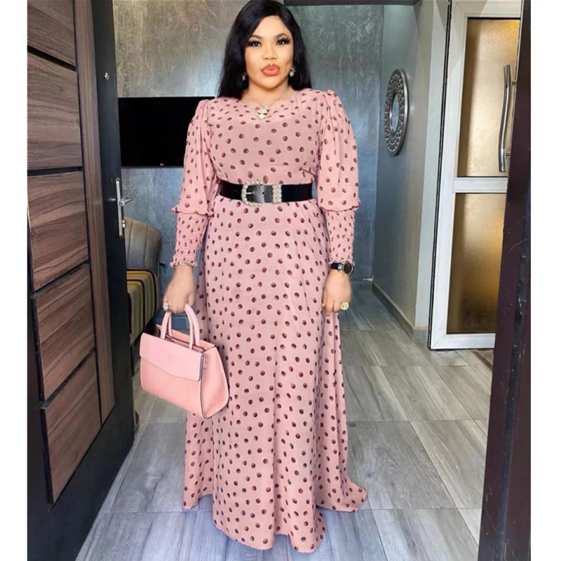 Комплект из 2 предметов 2021 Новое весеннее летнее шифоновое платье в африканском