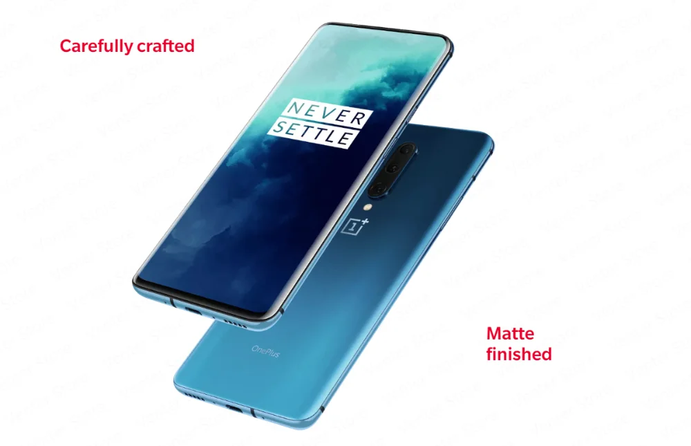 Global ROM OnePlus 7T Pro Snapdragon 855 Plus Octa Core Smartphone 8GB 256GB 6.67'' 90Hz AMOLED Screen 48MP Cam NFC Android 10