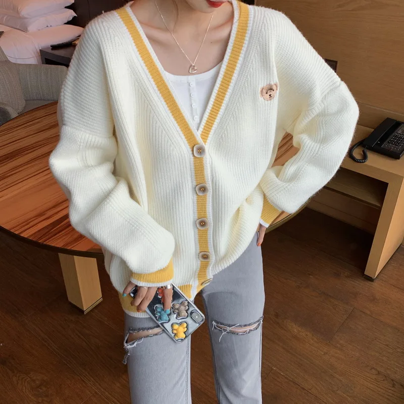 

Cheap wholesale 2021 spring autumn winter new fashion casual warm nice women Sweater woman female OL cute cardigan BAy1148