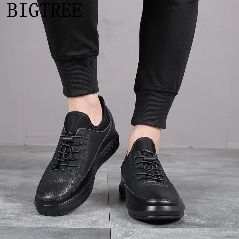 

Elevator Shoes For Men Genuine Leather Shoes Men Fashion Brand Designer Shoes Men High Quality Zapatos De Hombre Casuales Cuero