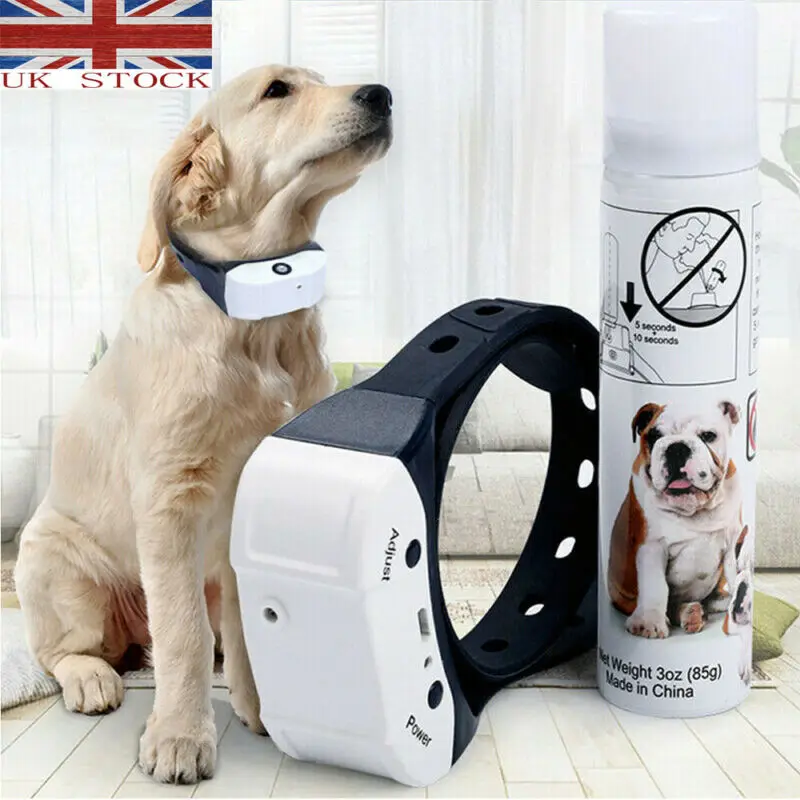 Перезаряжаемый собачий ошейник цитронеллы для дрессировки собак спрей против
